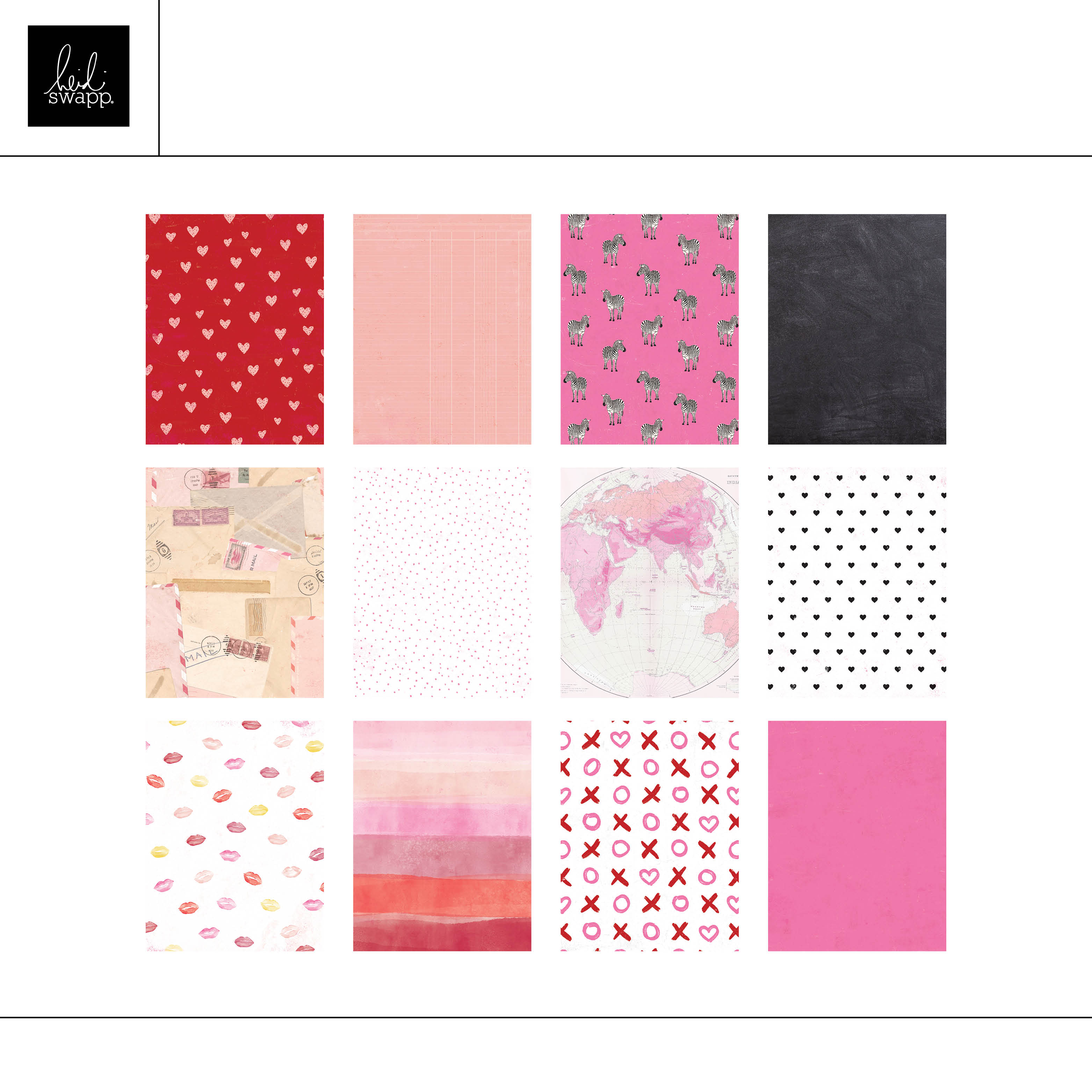 Digital 8.5×11 Valentine Papers