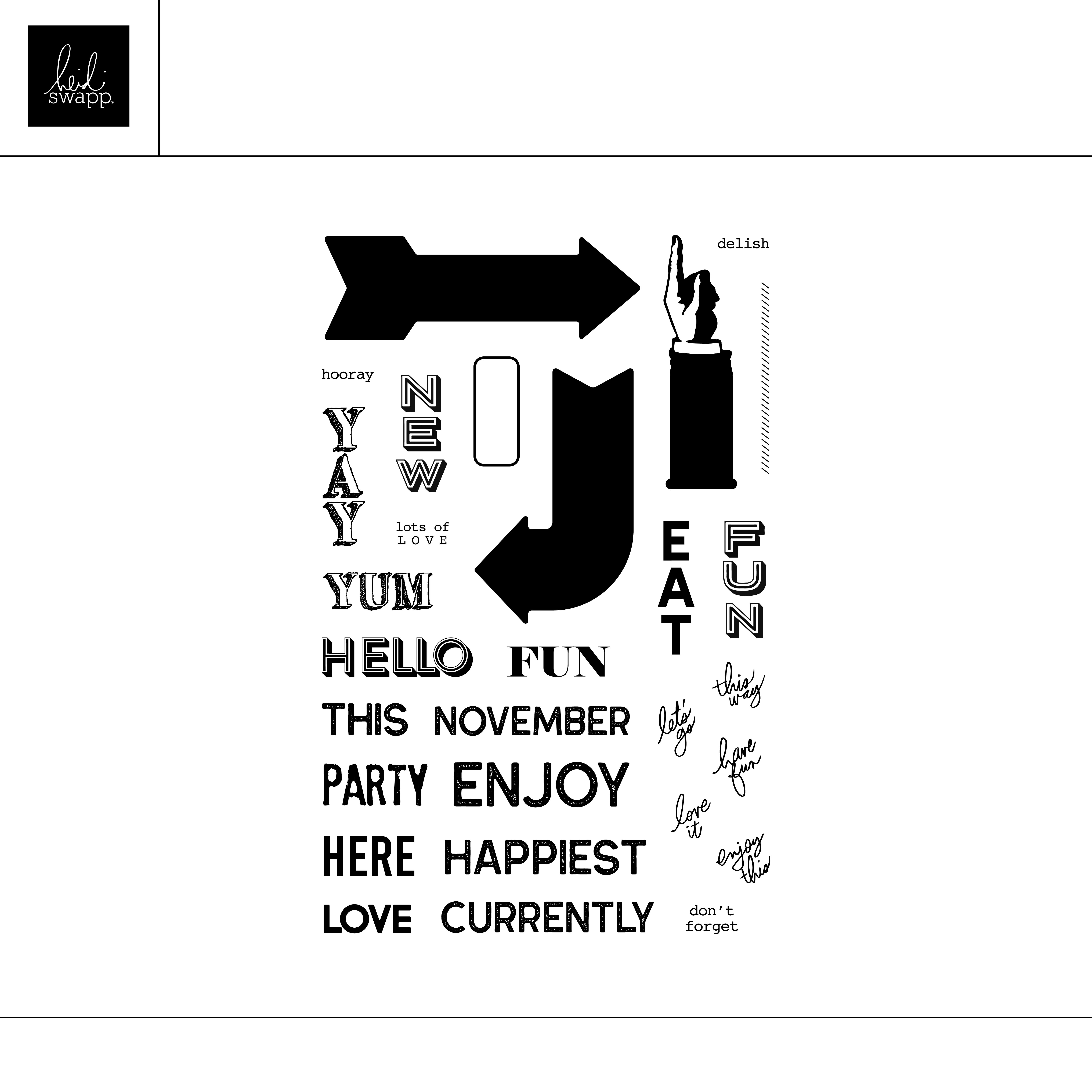Digital 4×6 November Update Stamp Set