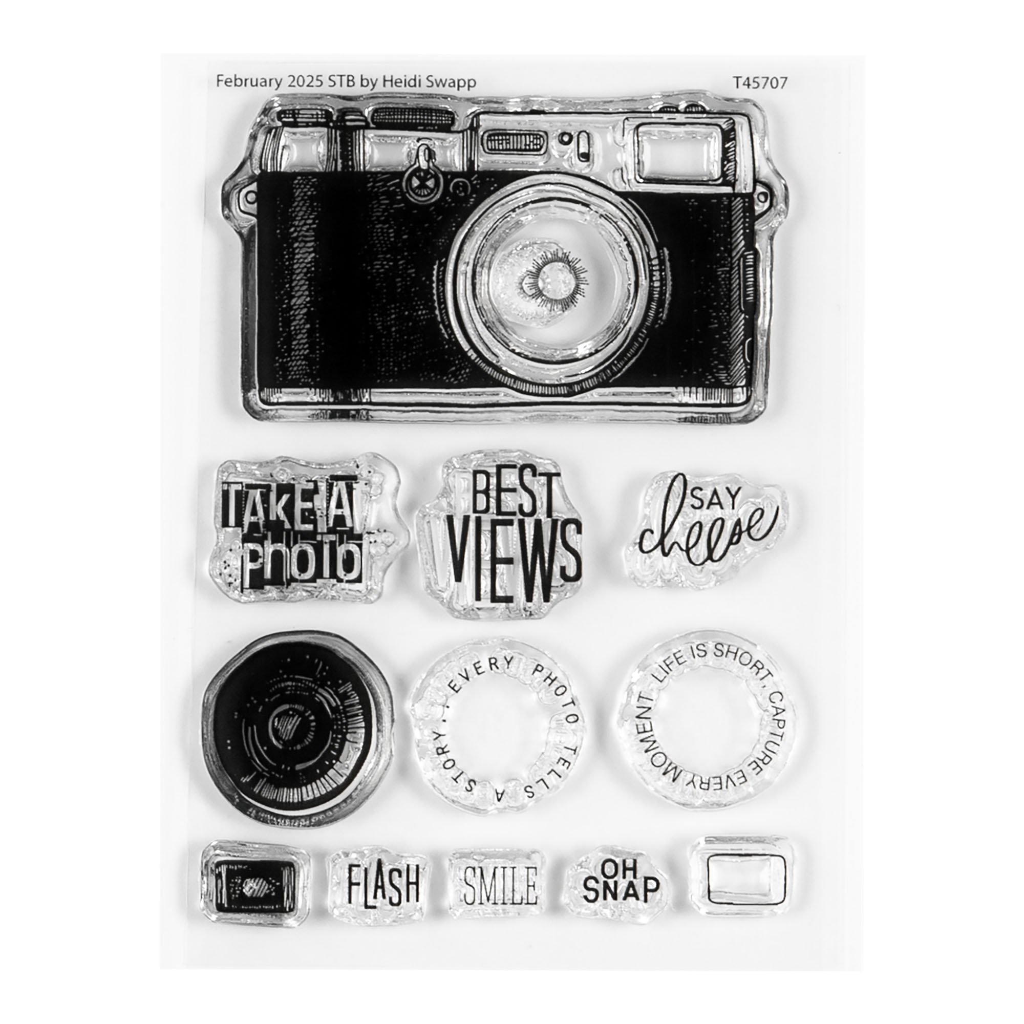 Stamp Set : 3×4 Stop The Blur Stamp February 2025