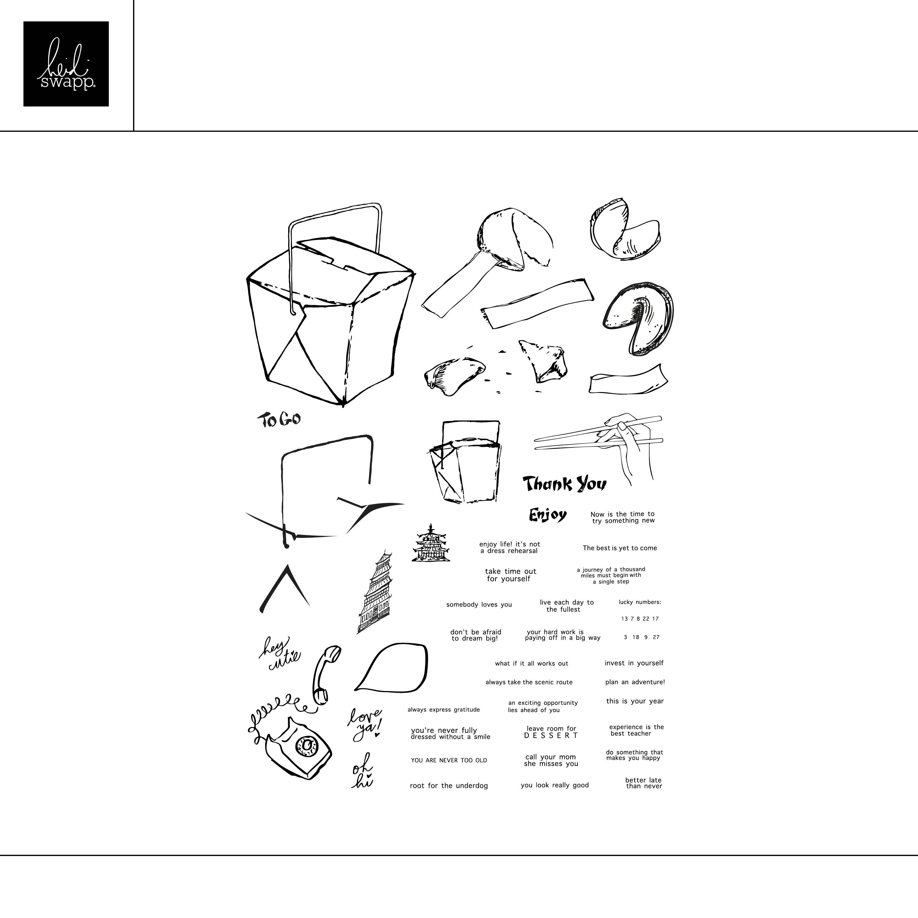 Digital Stamp Society 6×8 Stamp Set - January 2025