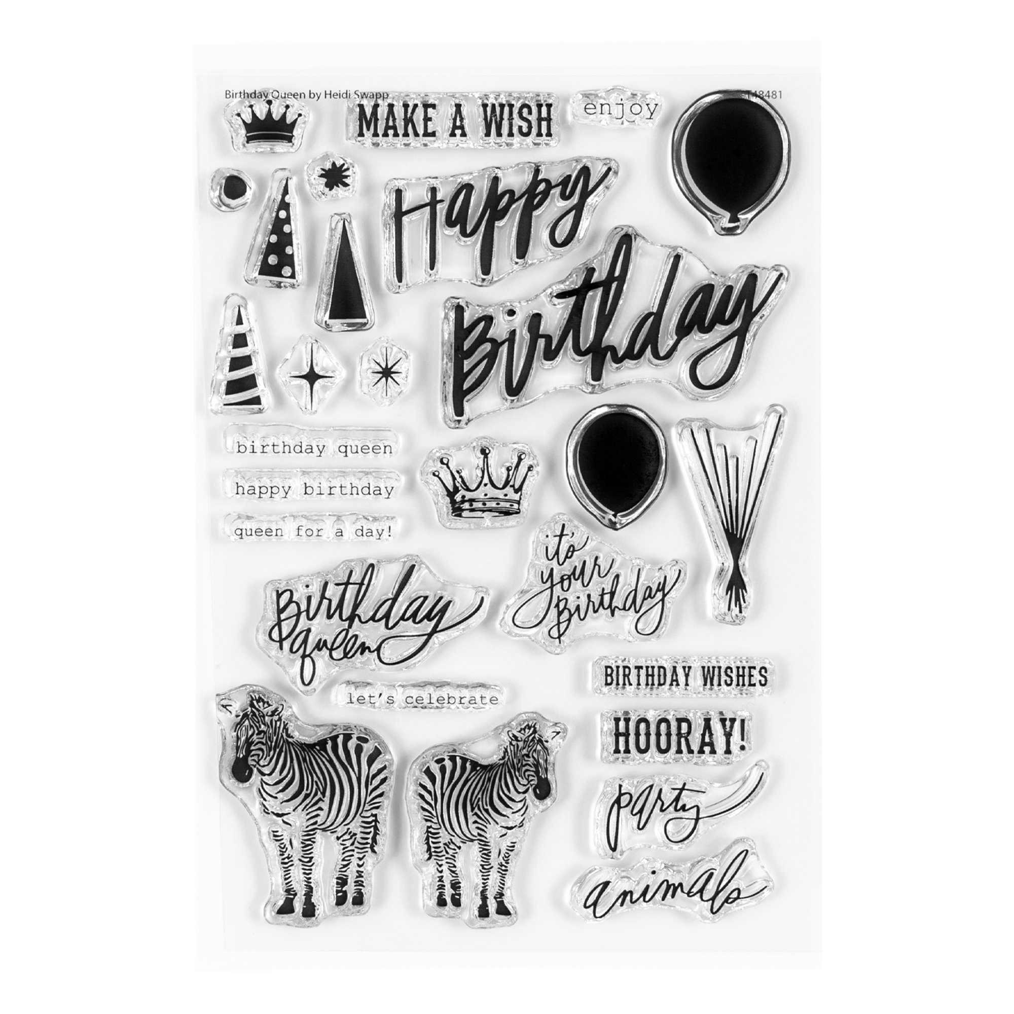 Stamp Set : 4×6 Birthday Queen