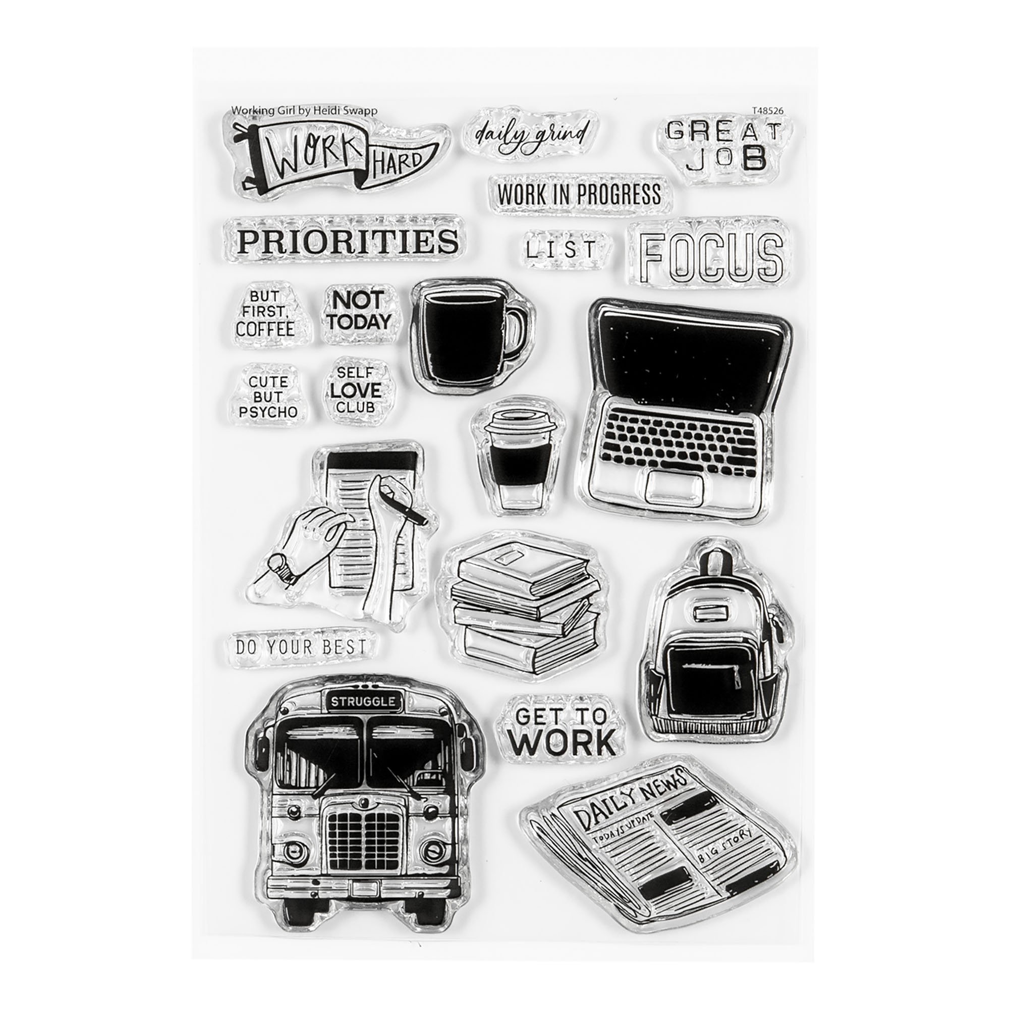 Stamp Set : 4×6 Working Girl 