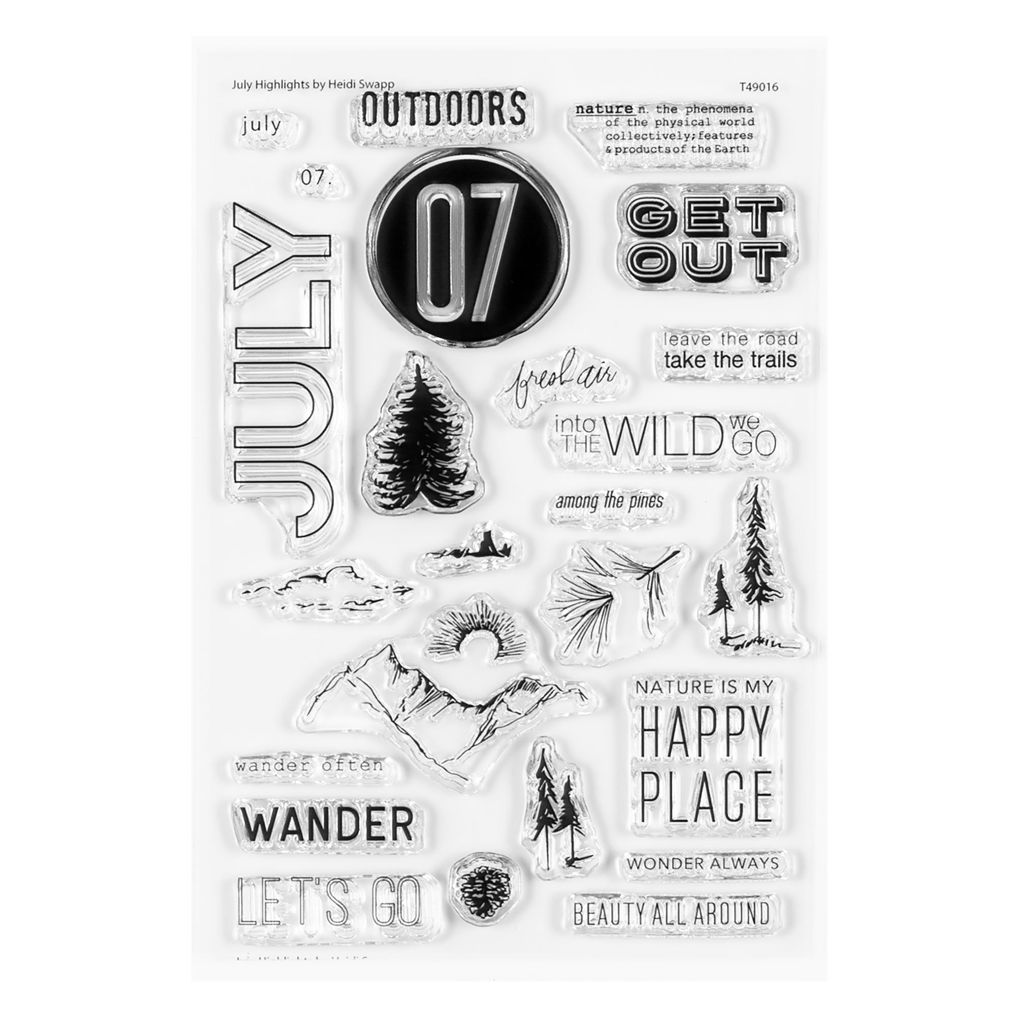 Stamp Set : 4×6 July Highlights