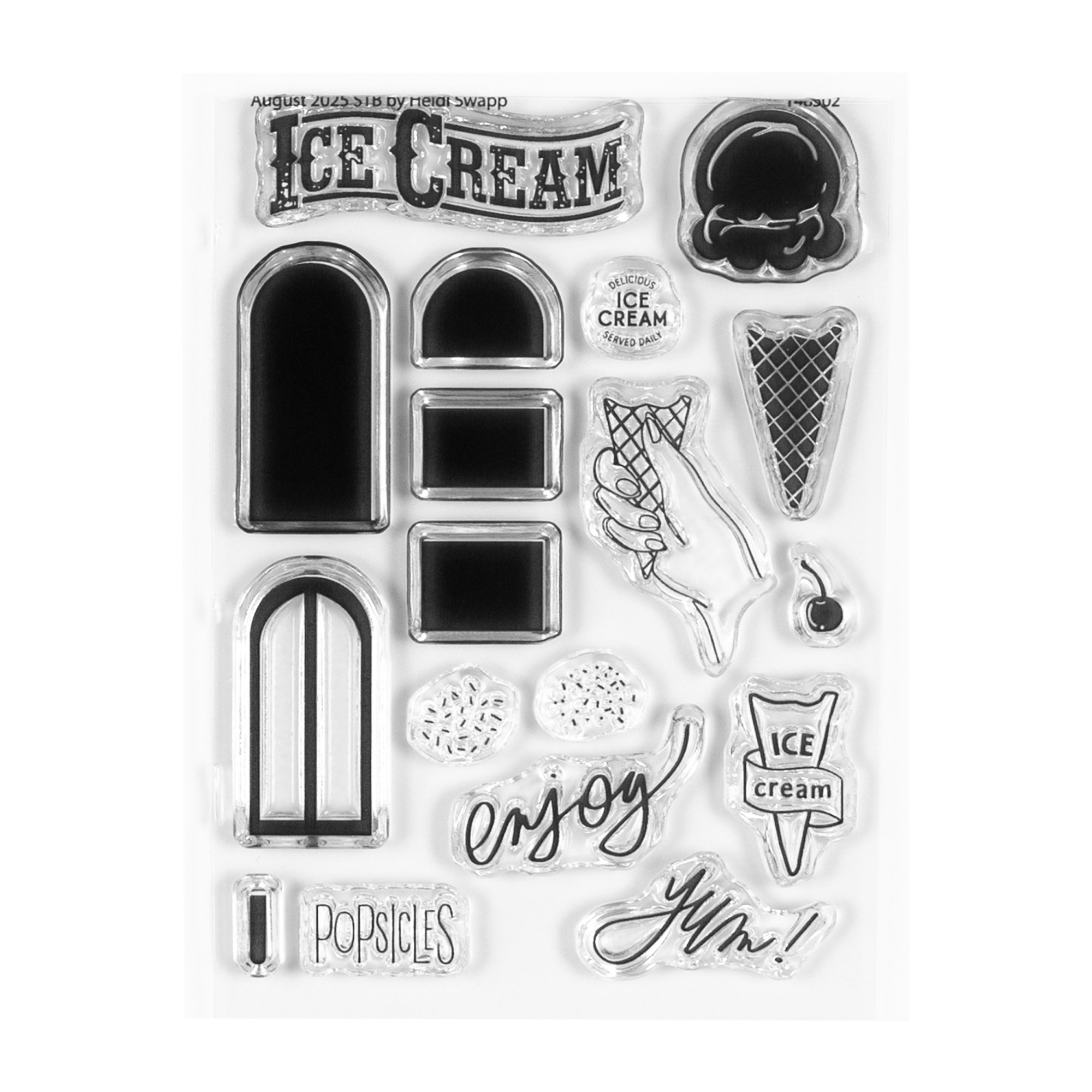 Stamp Set : 3×4 Stop The Blur Stamp August 2025