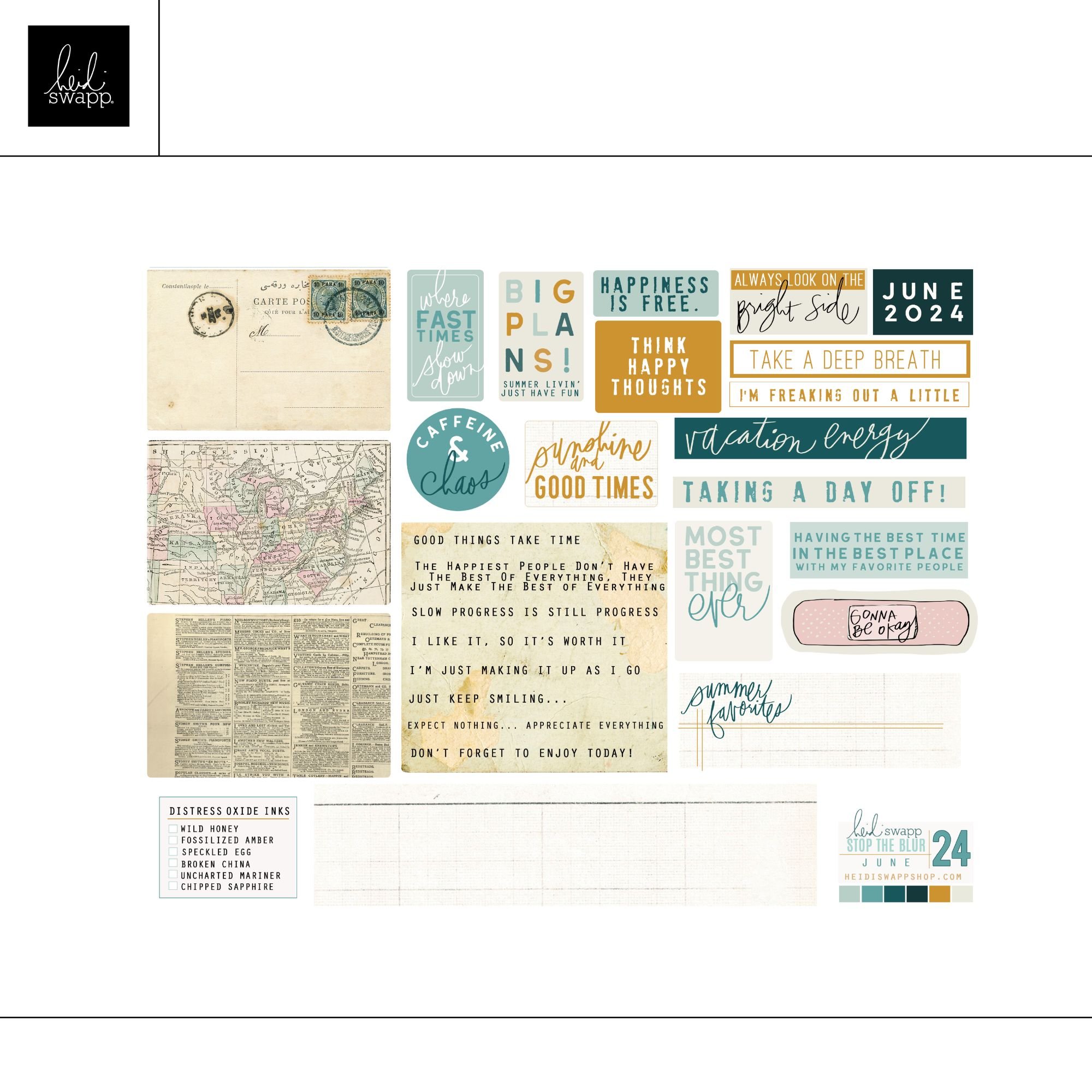 Stop The Blur June 2024 Digital Printable