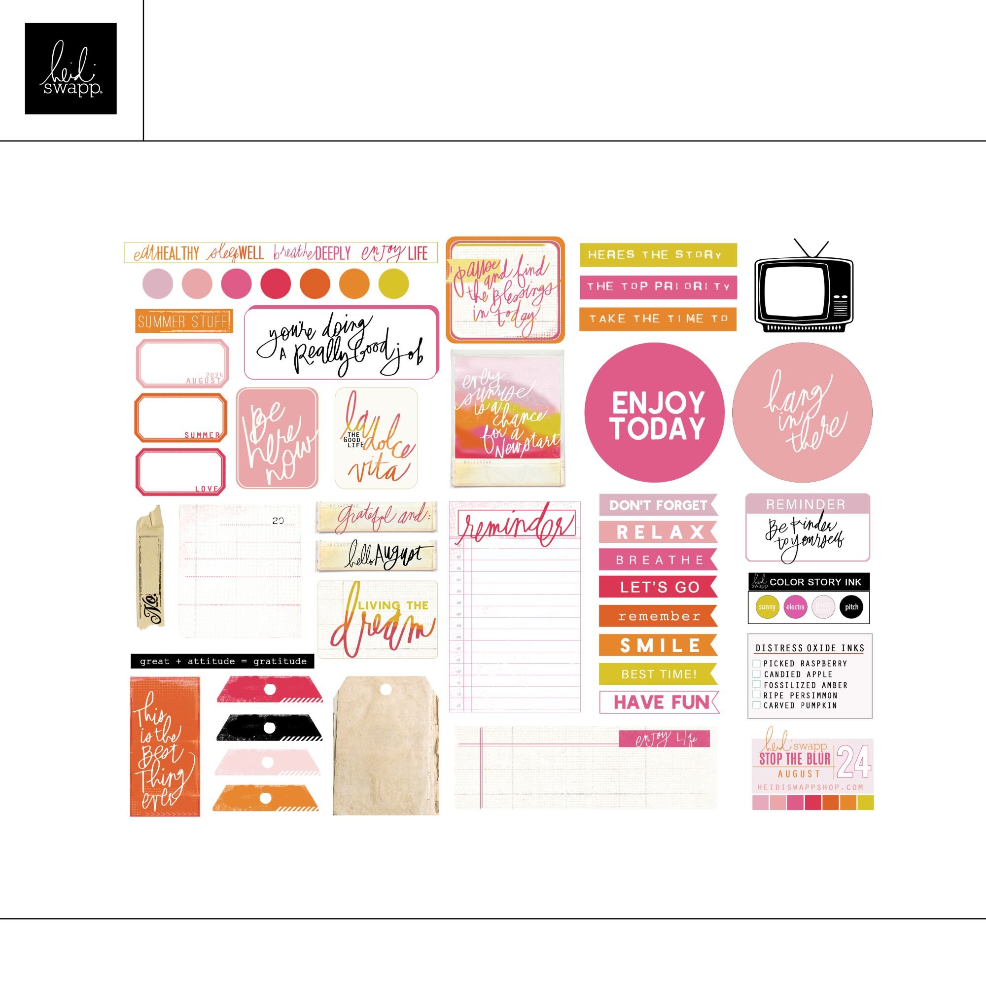 Stop The Blur August 2024 Digital Printable