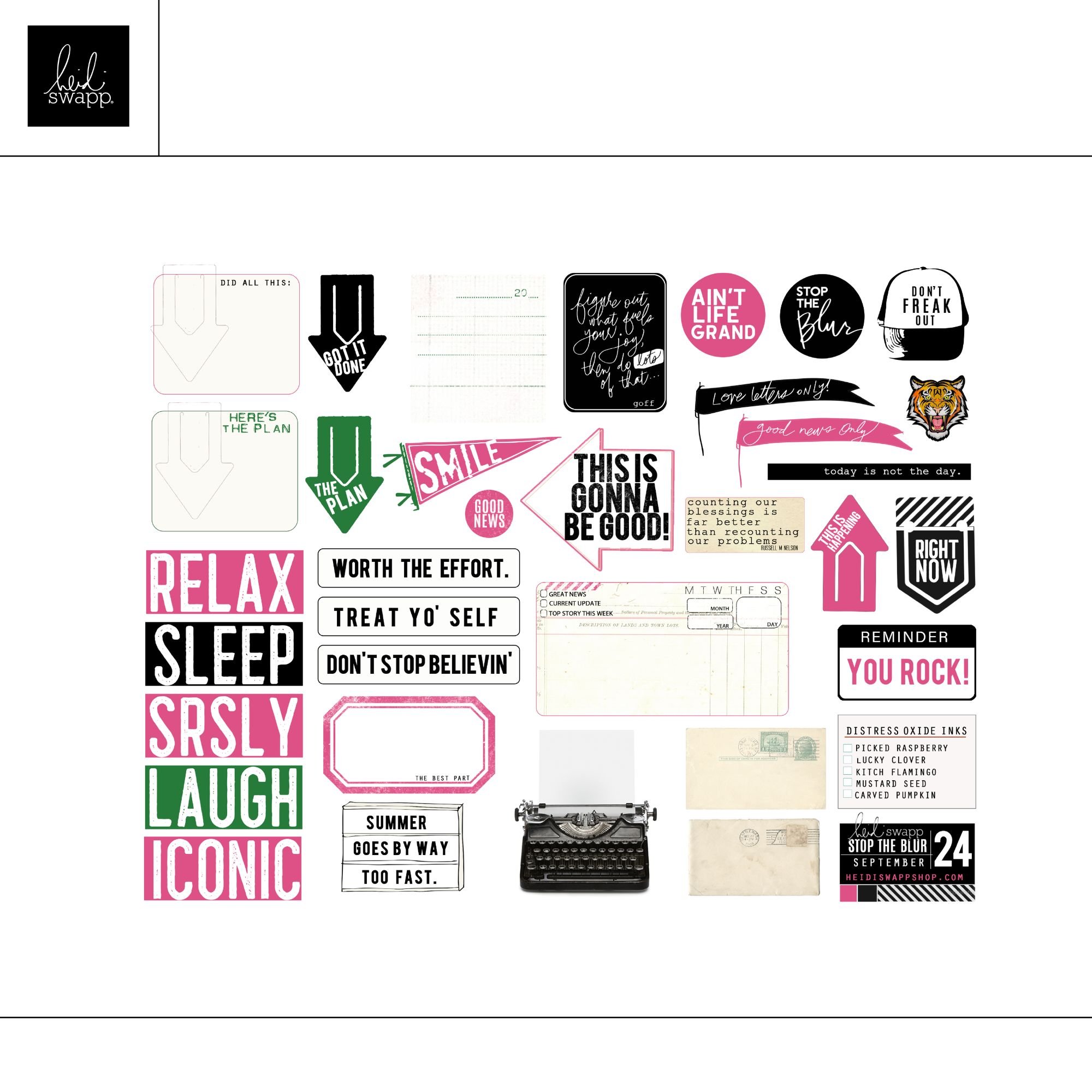 Stop The Blur September 2024 Digital Printable