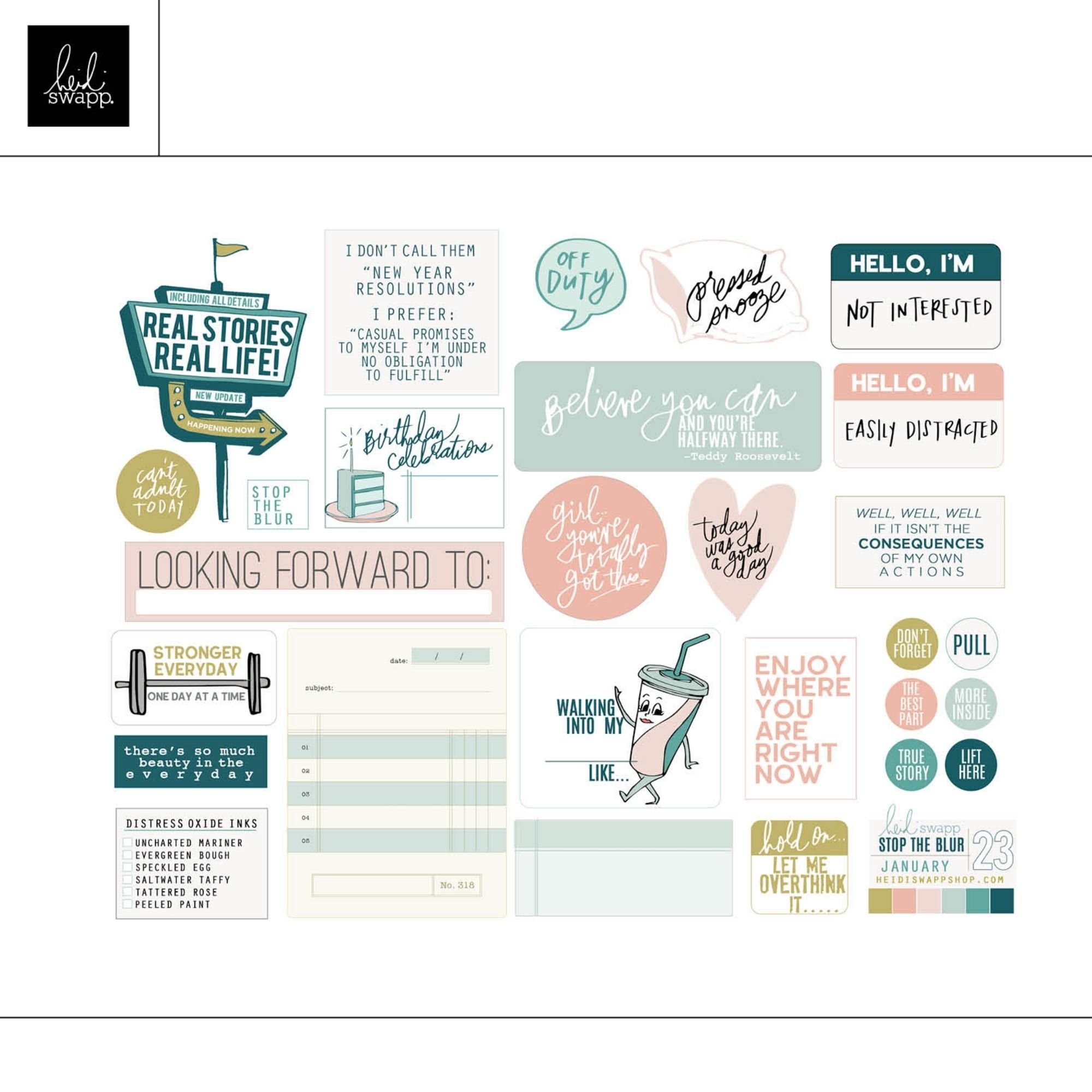 Stop The Blur January 2023 Digital Printable