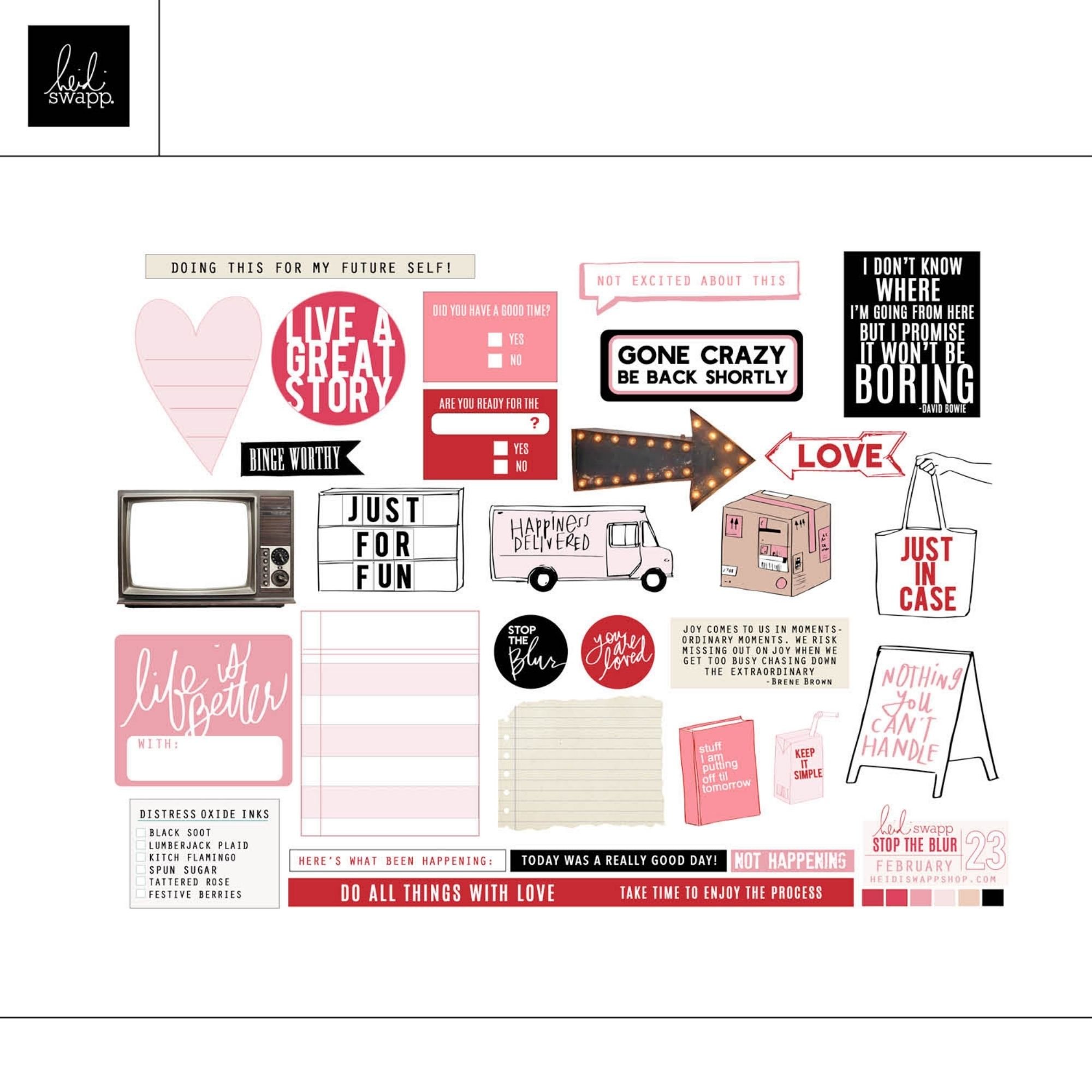 Stop The Blur February 2023 Digital Printable