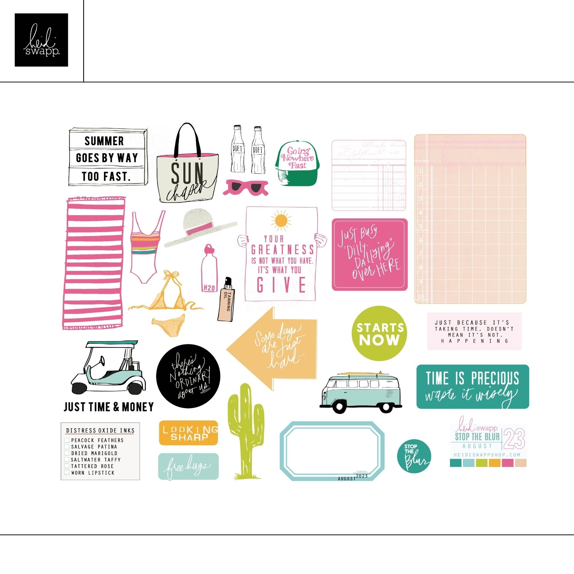 Stop The Blur August 2023 Digital Printable