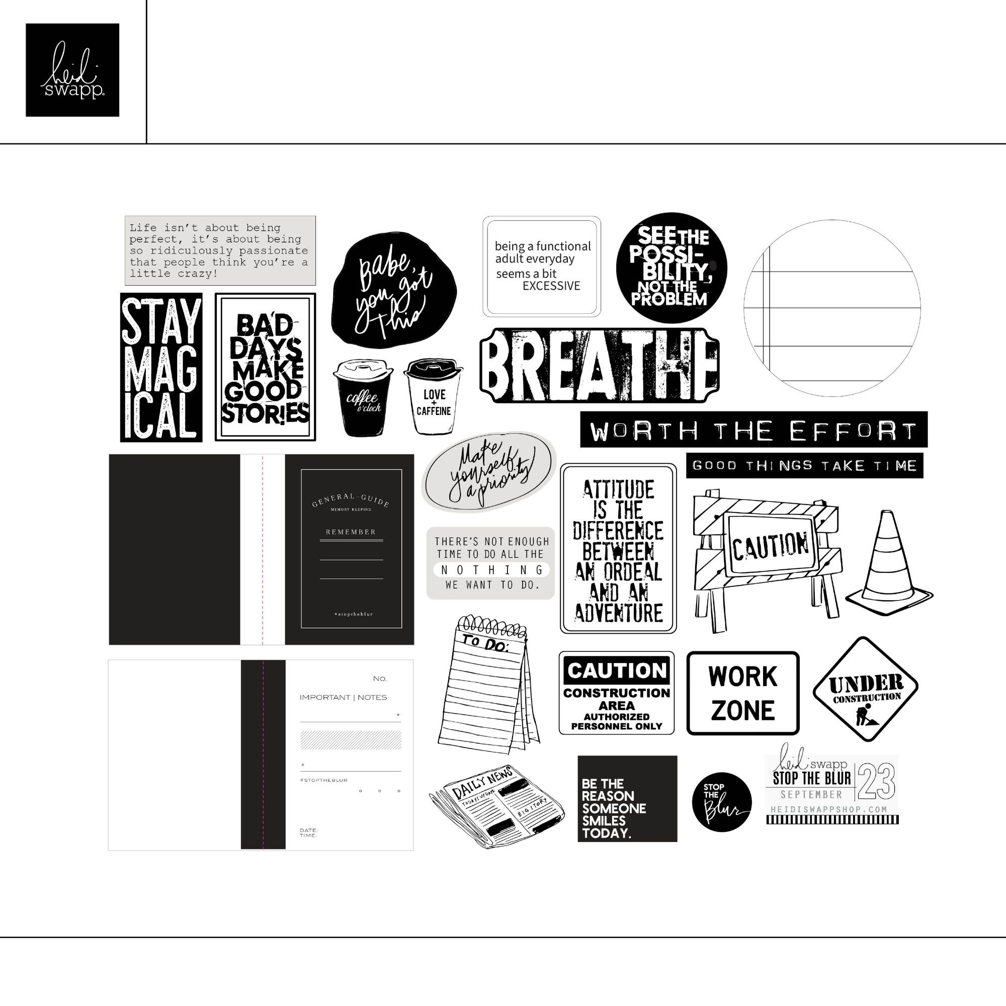 Stop The Blur September 2023 Digital Printable