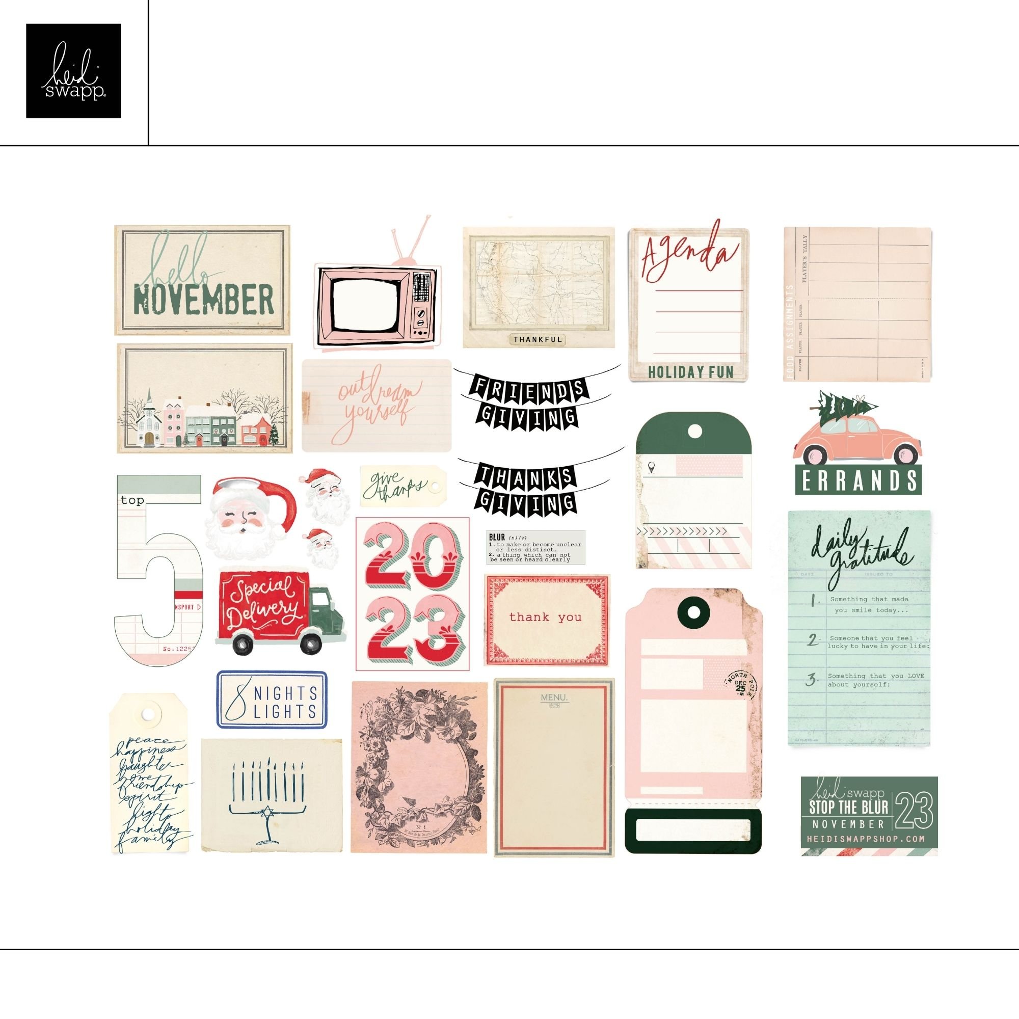 Stop The Blur November 2023 Digital Printable