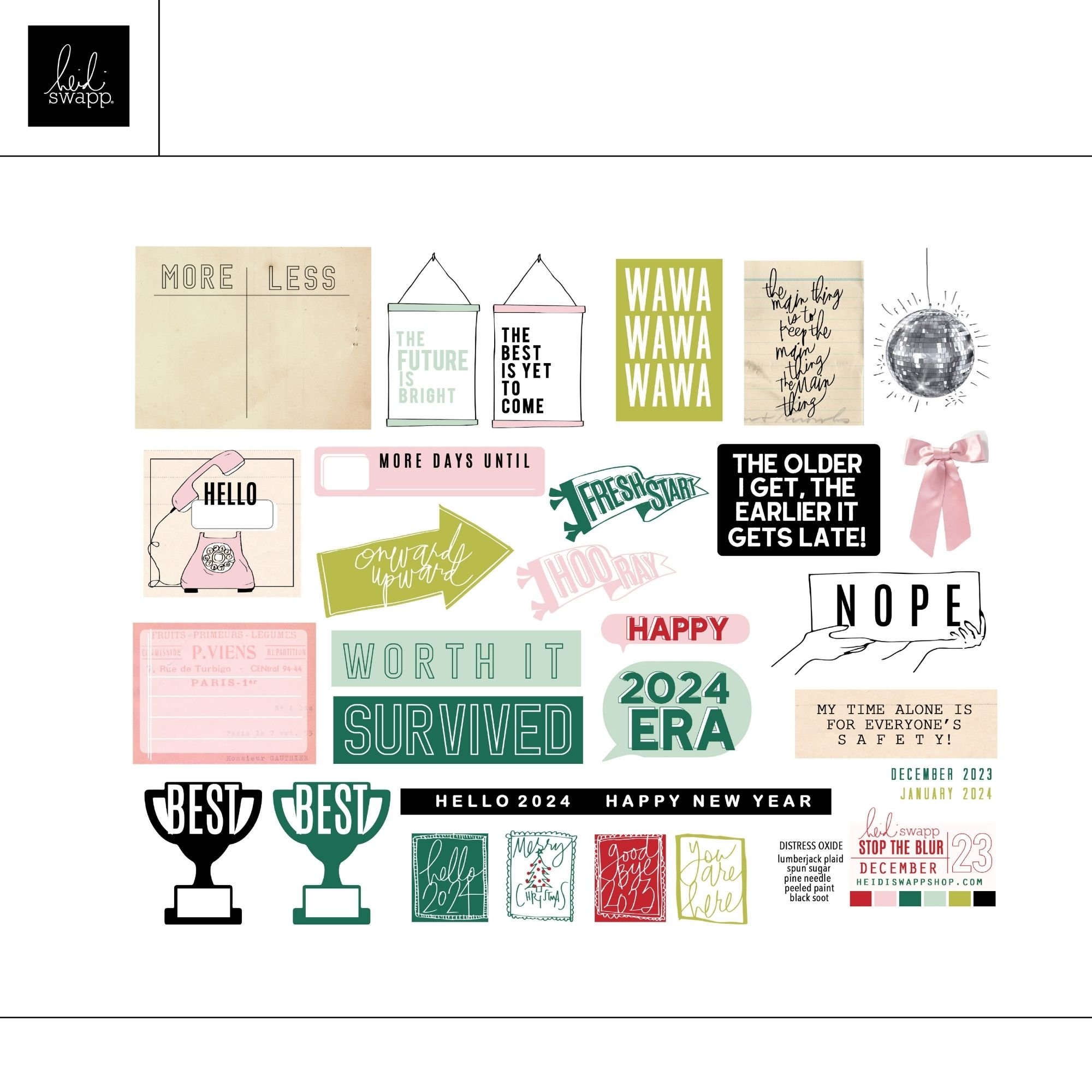 Stop The Blur December 2023 Digital Printable