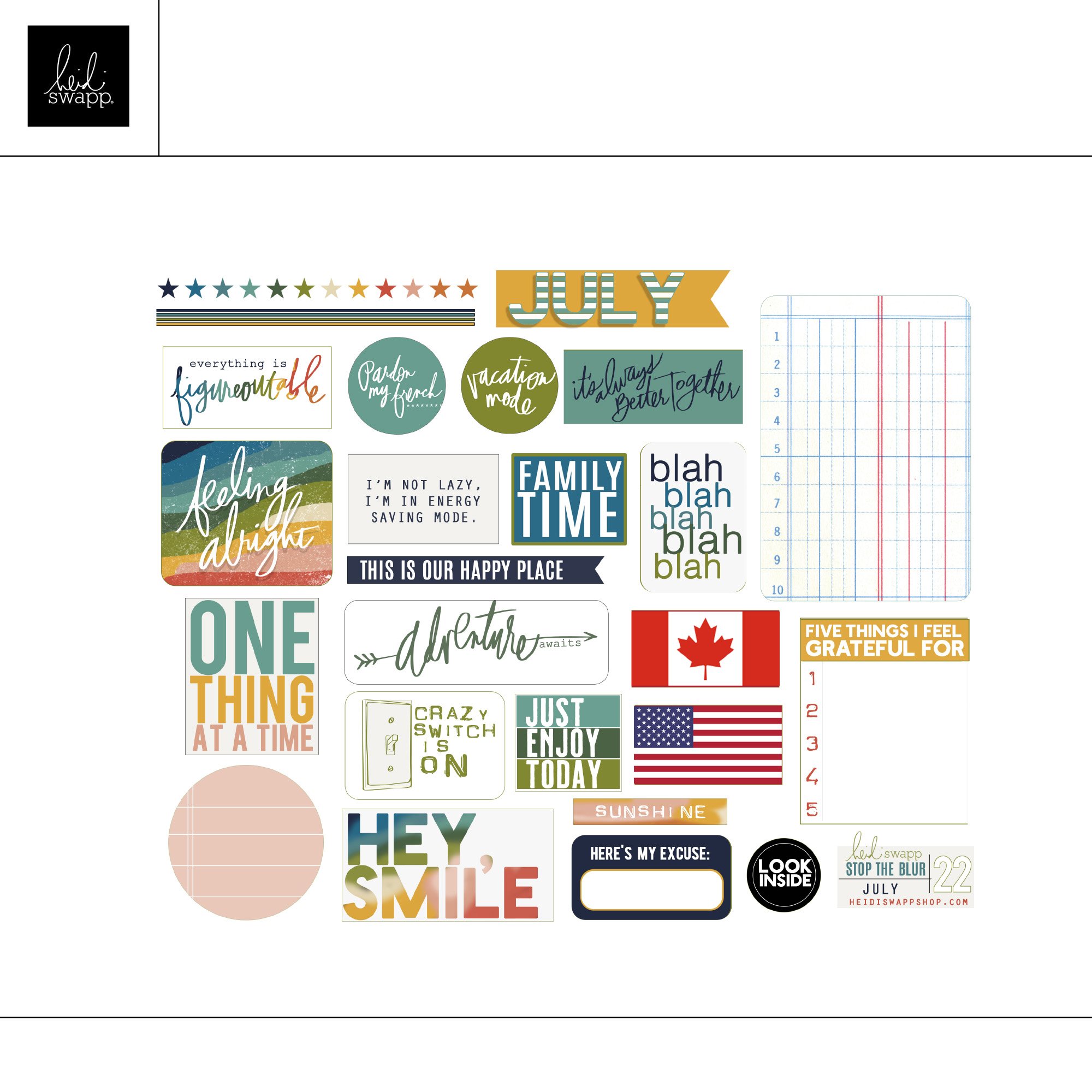 Stop The Blur July 2022 Digital Printable