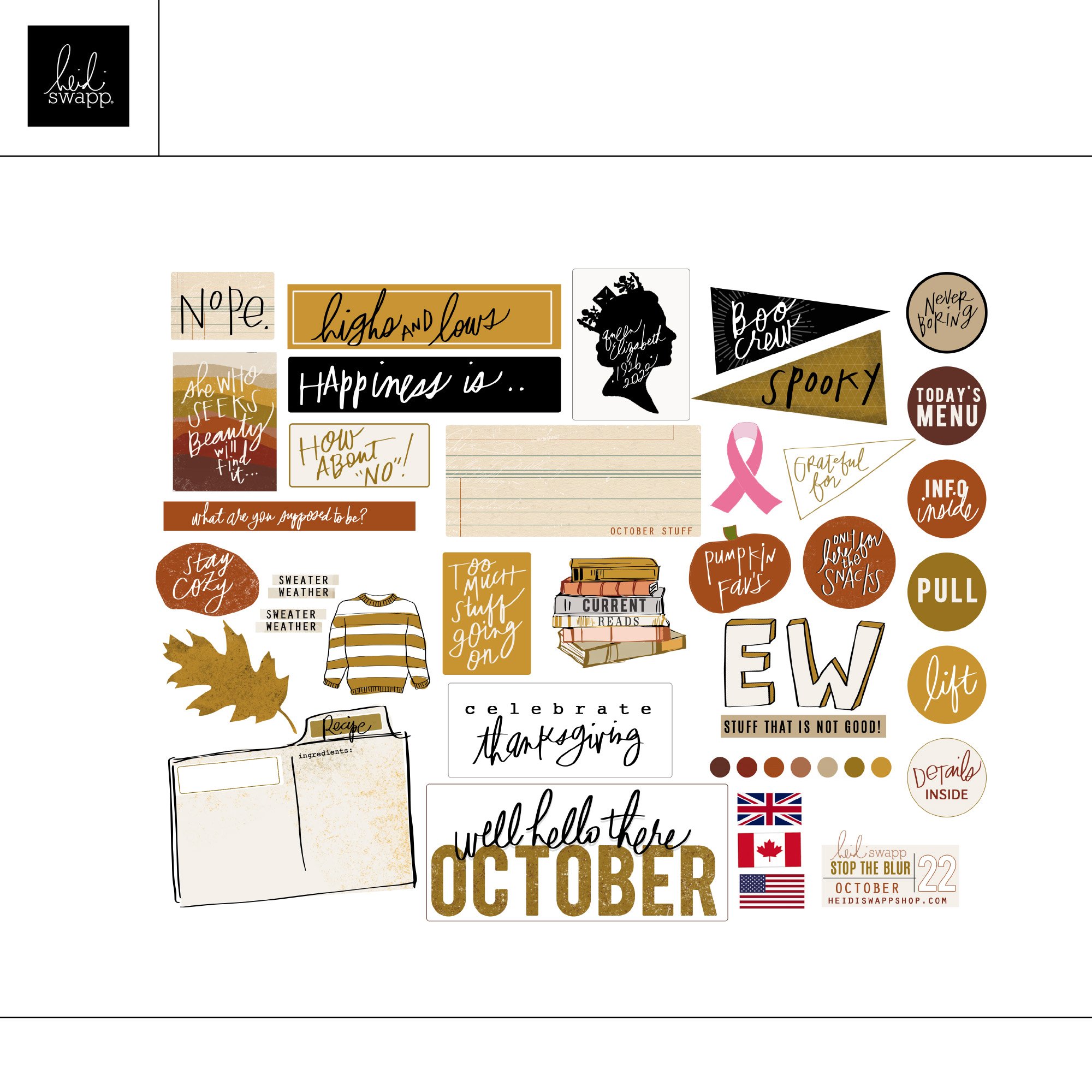 Stop The Blur October 2022 Digital Printable