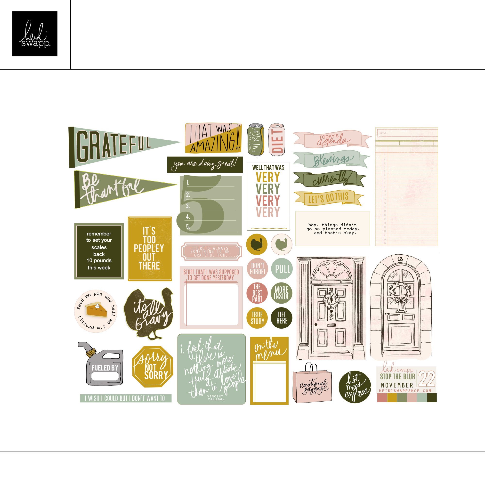 Stop The Blur November 2022 Digital Printable