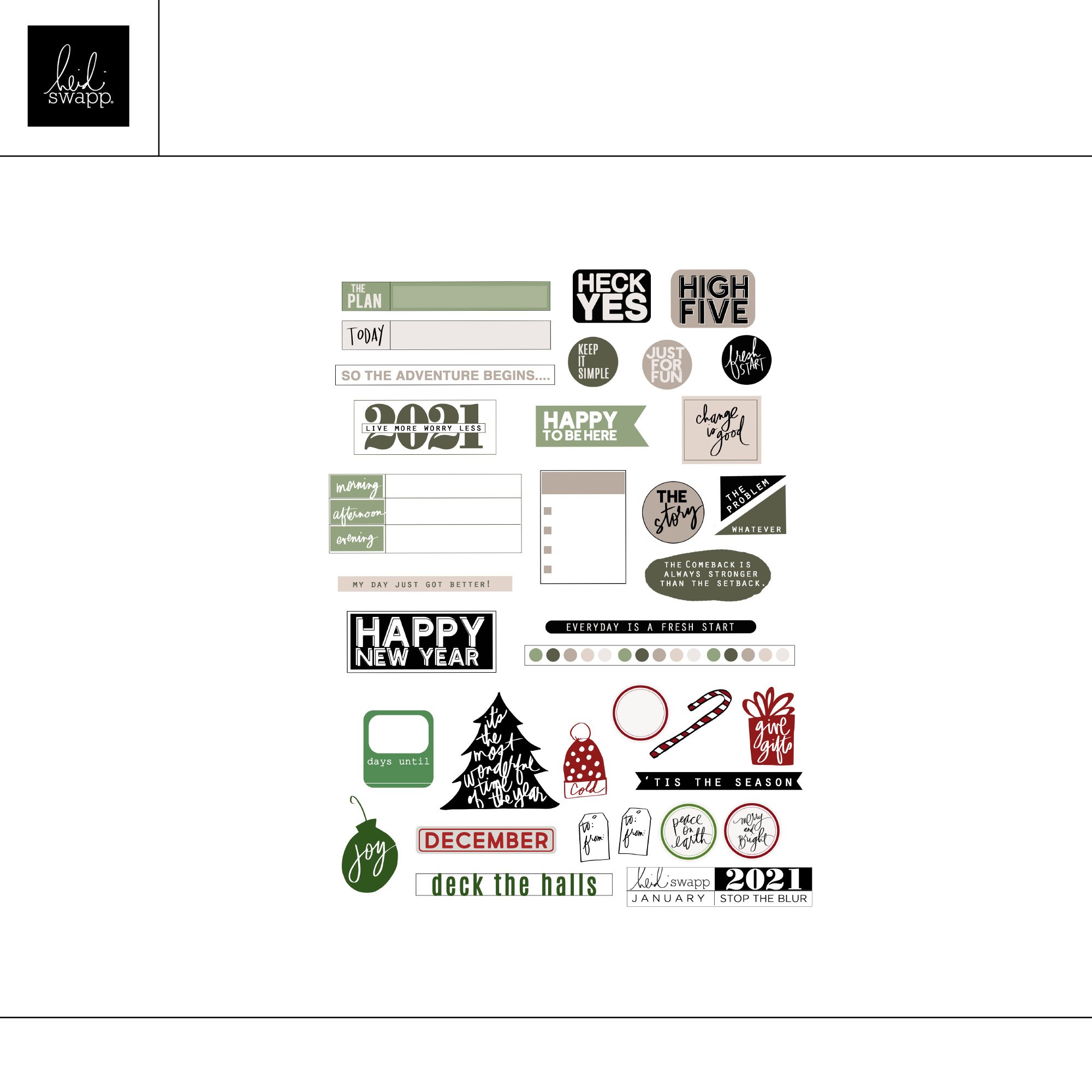 Stop The Blur January 2021 Digital Printable