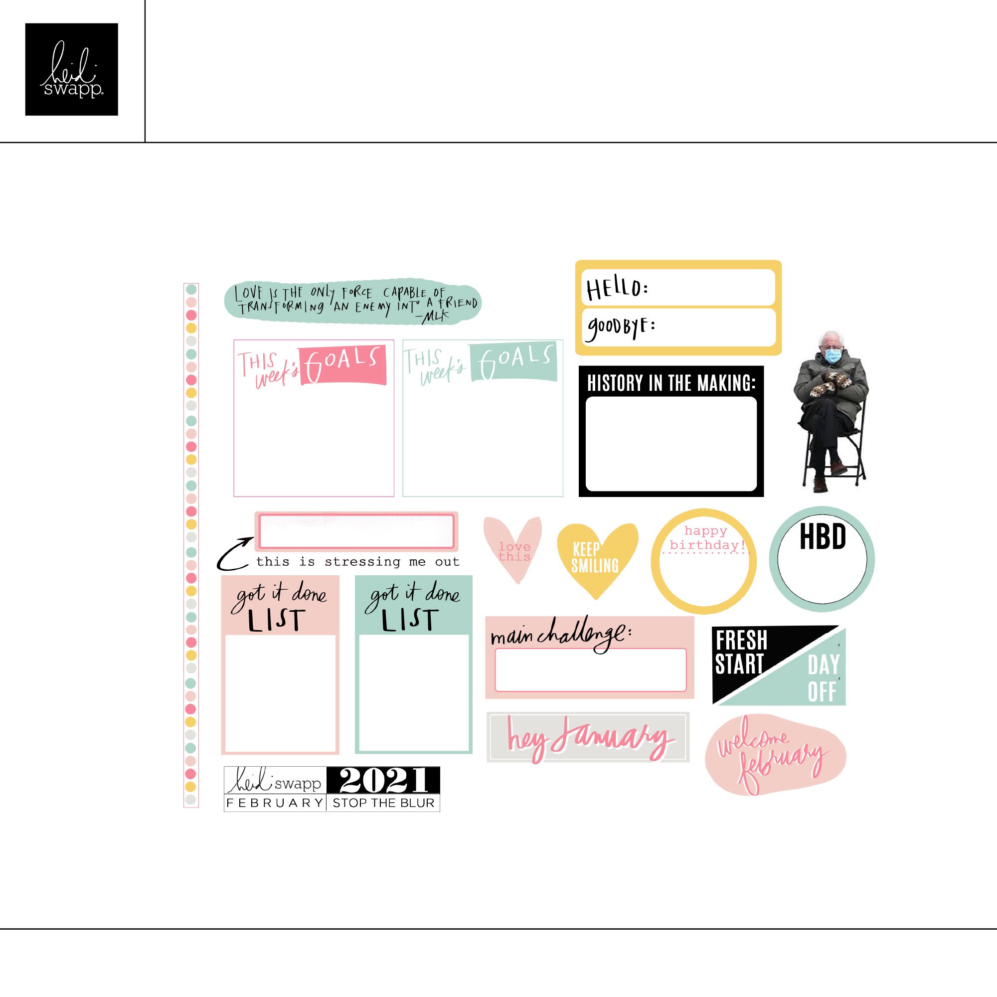 Stop The Blur February 2021 Digital Printable