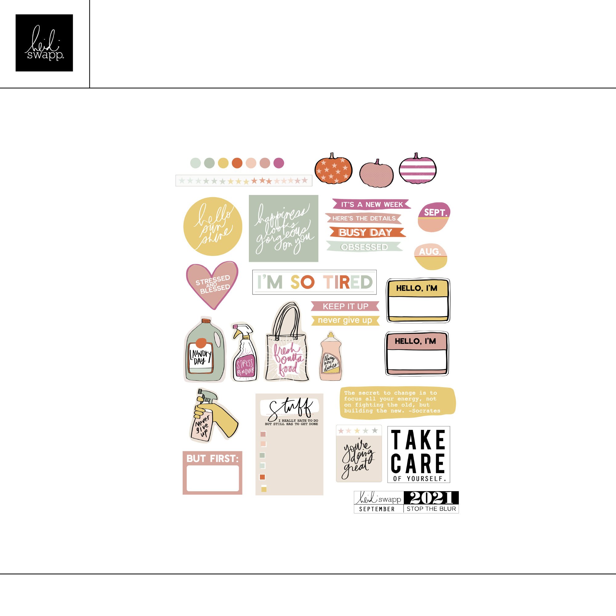 Stop The Blur September 2021 Digital Printable
