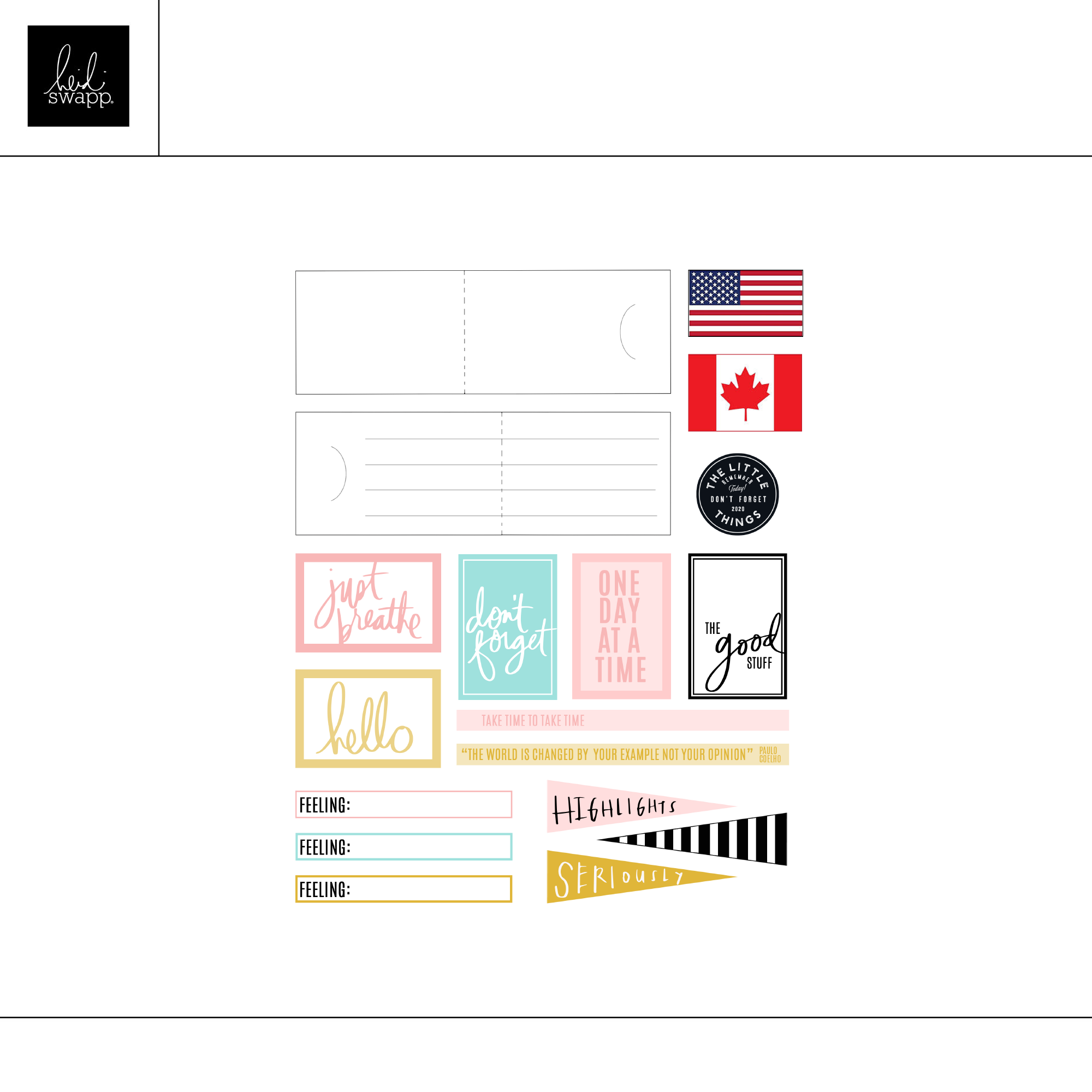 Stop The Blur July 2020 Digital Printable