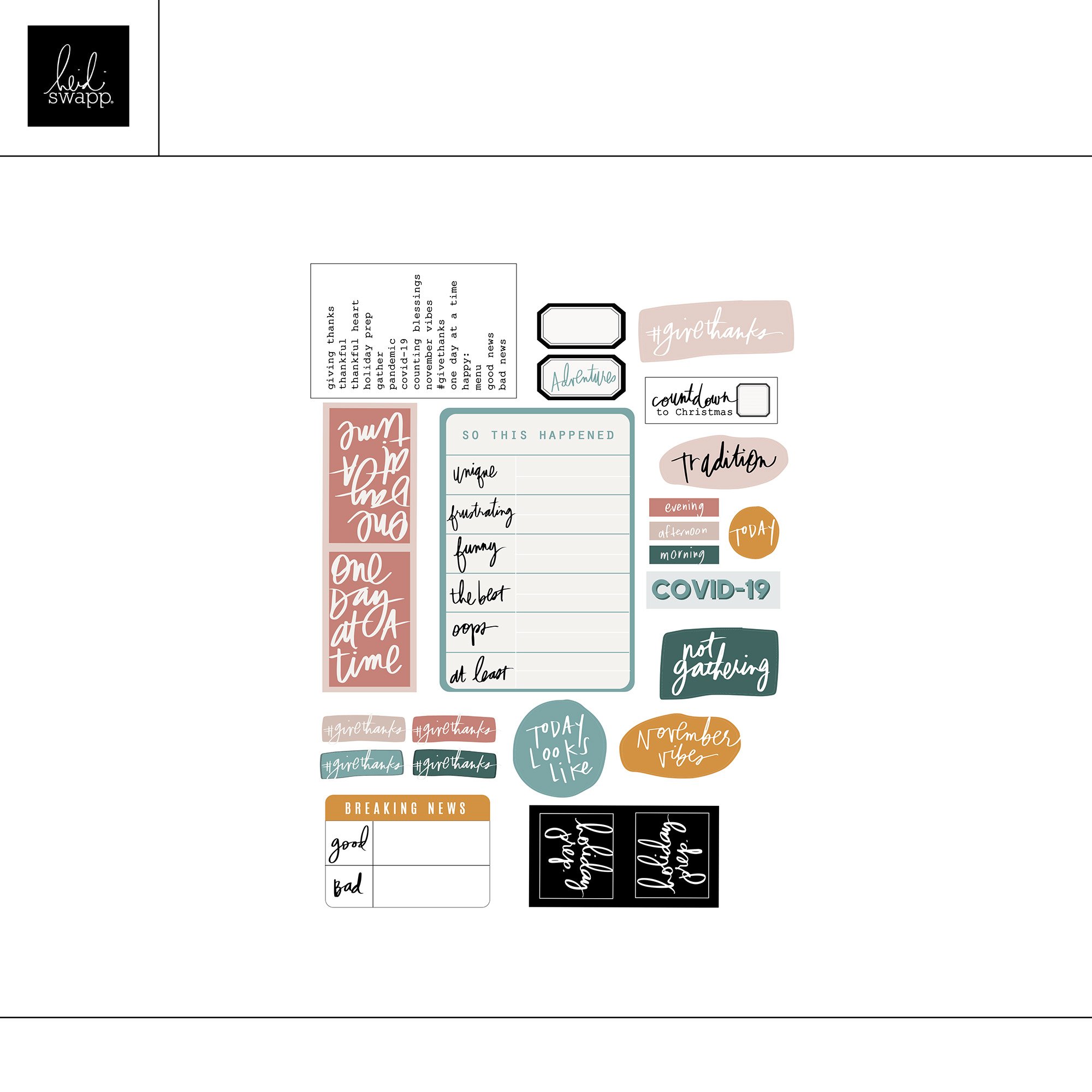 Stop The Blur December 2020 Digital Printable